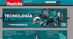 Desktop Screenshot of makitalatinamerica.com