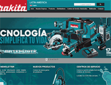 Tablet Screenshot of makitalatinamerica.com